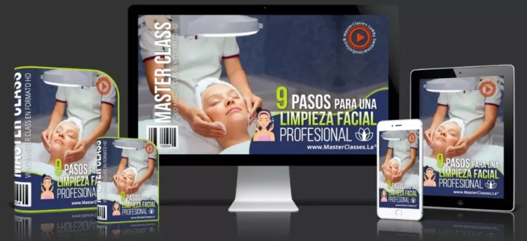 Curso 9 pasos para una limpieza facial profesional