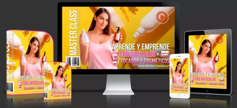 Curso Aprende y Emprende con Artículos de Tocador Y Cosméticos