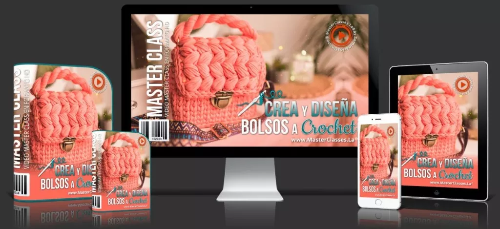 Curso Crea y Diseña Bolsos a Crochet